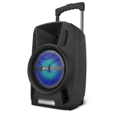   Astrum TM081 "Trolley" hordozható bluetooth hangszóró  8.0", 30W, FM, USB, MicroSD, színes LED világítás, mikrofon