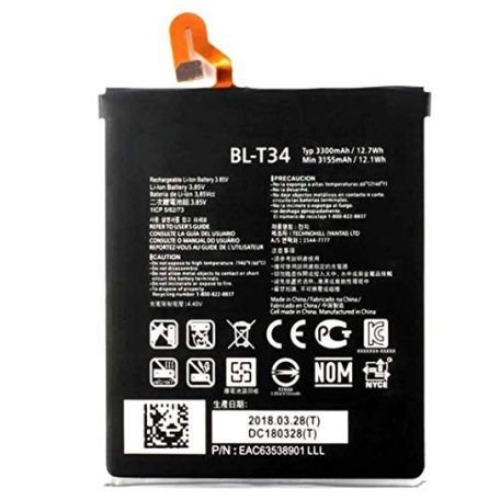 LG BL-T34 gyári akkumulátor Li-Ion Polymer 3520 mAh (V30 (H930))