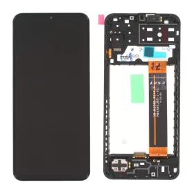   Samsung A245 Galaxy A24 4G fekete LCD kijelző érintővel és kerettel