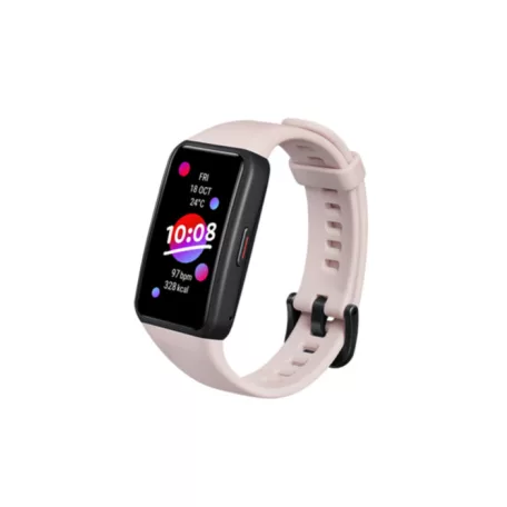 Honor Band 6 okoskarkötő korall pink