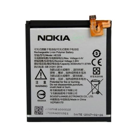 Nokia HE328 gyári akkumulátor Li-Ion 3030mAh (Nokia 8)