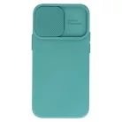 Camshield Soft - Samsung S926 Galaxy S24 Plus (2024) por- és kameravédős szilikon tok sötétzöld