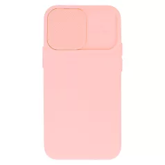   Camshield Soft - Samsung S926 Galaxy S24 Plus (2024) por- és kameravédős szilikon tok lazac színű