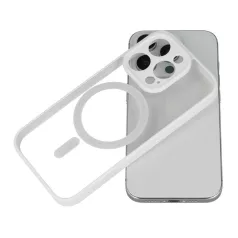   Acrylic Color Magsafe Samsung S911 Galaxy S23 (2023) kameravédős tok fehér