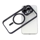 Acrylic Color Magsafe Samsung S911 Galaxy S23 (2023) kameravédős tok fekete