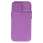 Camshield Soft - Apple iPhone 7 / 8 / SE2 / SE3 (4.7) por- és kameravédős szilikon tok lila