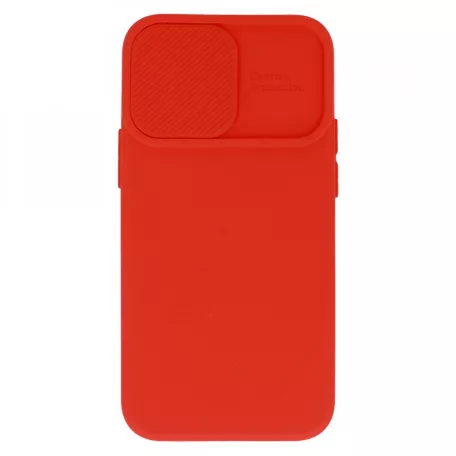 Camshield Soft - Samsung A136F Galaxy A13 / A047F Galaxy A04S 5G por- és kameravédős szilikon tok piros