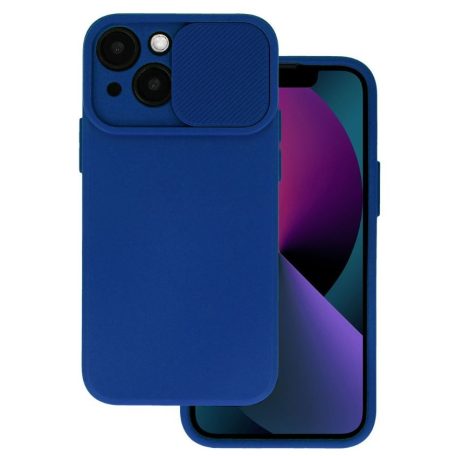Camshield Soft - Apple iPhone 11 (6.1) 2019 por- és kameravédős szilikon tok kék