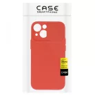 Camshield Soft - Apple iPhone 14 (6.1) por- és kameravédős szilikon tok piros