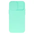 Camshield Soft - Apple iPhone 14 (6.1) por- és kameravédős szilikon tok menta