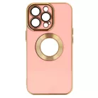 Beauty Case - Apple iPhone 14 (6.1) kameravédős szilikon tok pink