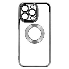   Beauty Clear - Apple iPhone 14 (6.1) kameravédős szilikon tok fekete