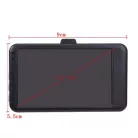 Szélvédőre szerelhető autós menetrögzítő kamera DVR-02 3" kijelzővel, tolatókamerával