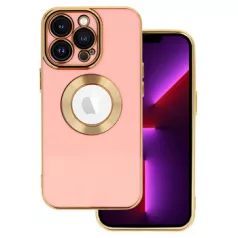   Beauty Case - Apple iPhone 15 (6.1) kameravédős szilikon tok pink