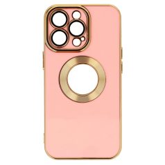   Beauty Case - Apple iPhone 15 Pro (6.1) kameravédős szilikon tok pink