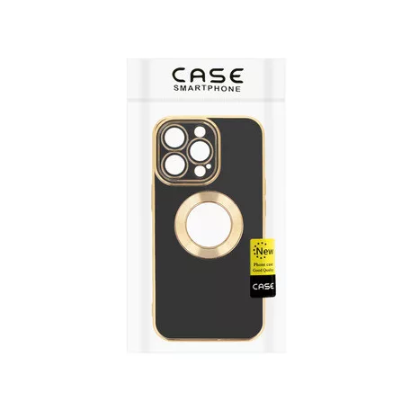 Beauty Case - Apple iPhone 15 Pro Max (6.7) kameravédős szilikon tok fekete