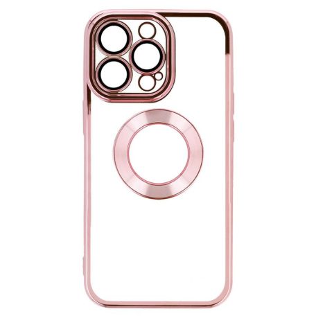 Beauty Clear - Apple iPhone 15 Plus (6.7) kameravédős szilikon tok pink