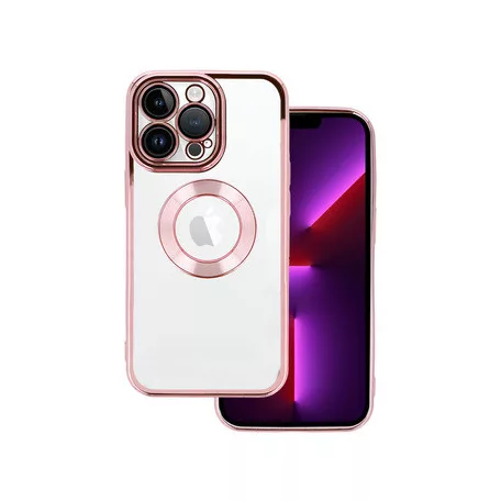 Beauty Clear - Apple iPhone 15 Plus (6.7) kameravédős szilikon tok pink