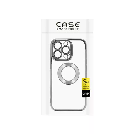 Beauty Clear - Apple iPhone 15 Pro (6.1) kameravédős szilikon tok fekete