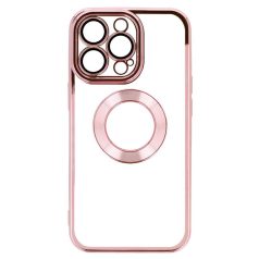   Beauty Clear - Apple iPhone 15 Pro Max (6.7) kameravédős szilikon tok pink