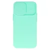 Camshield Soft - Xiaomi Redmi Note 12 5G / Poco X5 por- és kameravédős szilikon tok menta