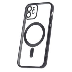   Color Chrome Mag - Apple iPhone 14 (6.1) kameravédős, MagSafe tok fekete