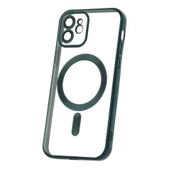   Color Chrome Mag - Apple iPhone 13 (6.1) kameravédős, MagSafe tok zöld