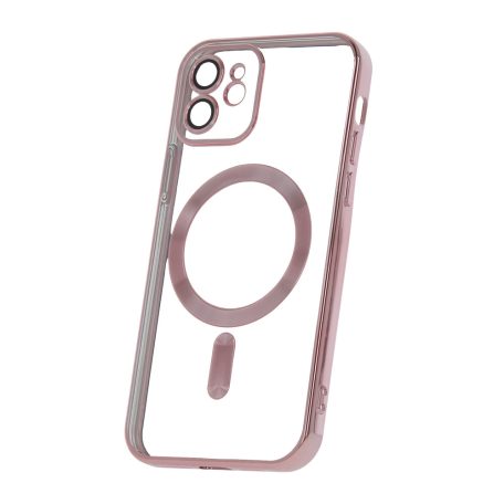 Color Chrome Mag - Apple iPhone 13 (6.1) kameravédős, MagSafe tok rozéarany