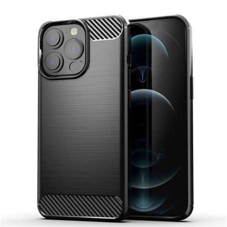 Samsung A546 Galaxy A54 5G (2023) Carbon vékony szilikon tok fekete