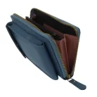 Univerzális telefontáska és irattartó pánttal, kék