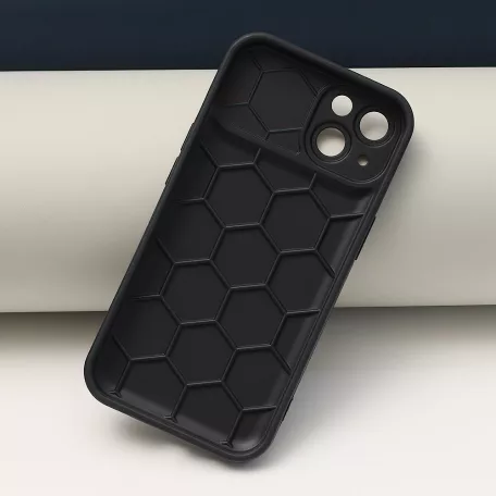 Honeycomb - Xiaomi Redmi Note 11 4G / Note 11S 4G kameravédős fekete tok