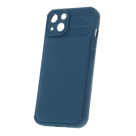 Honeycomb - Apple iPhone 13 (6.1) kameravédős kék tok