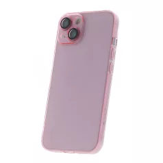   Slim Color Samsung A546 Galaxy A54 5G áttetsző pink hátlapvédő TPU tok kamera lencsevédővel
