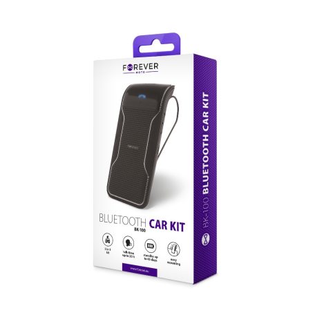 Forever BK-100 bluetooth BT3.0 multipointos autós kihangosító zajszűrős mikrofonnal