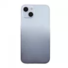 Gradient Apple iPhone 15 Plus (6.7) átlátszó - szürke TPU tok (2mm)