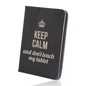   Univerzális 9-10" Keep Calm kinyitható műbőr tablet tok
