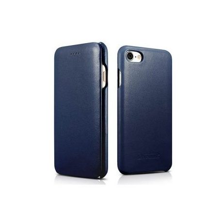 Forcell Elegance Apple iPhone 15 Pro (6.1) oldalra nyíló mágneses könyv tok szilikon belsővel kék