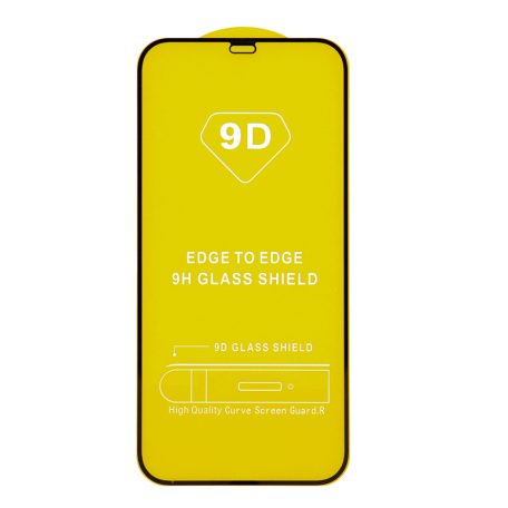 Honor 90 Lite 5G 9D hajlított előlapi üvegfólia fekete