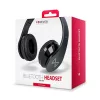 Forever BHS-100 Bluetooth 3.0 összecsukható sztereó fejhallgató beépített mikrofonnal fekete