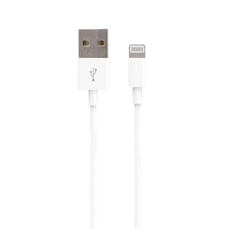 Forever Apple USB - Lightning (8Pin) fehér adatkábel 1A 3m