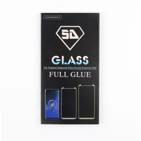   Honor 90 Lite 5D hajlított előlapi üvegfólia fekete kerettel