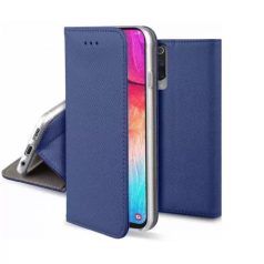  Smart magnet Honor 90 Lite 5G oldalra nyíló mágneses könyv tok szilikon belsővel kék