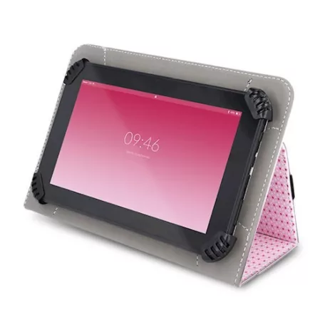 Univerzális 9-10" (Szív mintás) kinyitható tablet tok