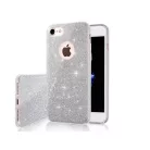 Glitter (3in1) - Apple iPhone 7 / 8 / SE2 / SE3 (4.7) ezüst szilikon tok