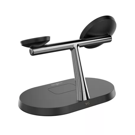 Maxlife MXWC-03 3 az 1-ben vezeték nélküli töltőállomás, 15W