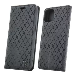   Smart Caro Samsung A405 Galaxy A40 (2019) oldalra nyíló mágneses könyvtok fekete