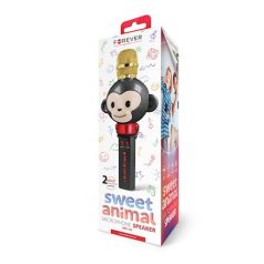   Forever AMS-100 Bluetooth 4.0 hangszóró mikrofonnal micro USB, microSD, USB porttal 5W fekete