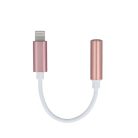 Forever Apple Lightning - 3,5 mm-es jack átalakító kábel rozéarany