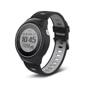   Forever GPS SW-600 okosóra Bluetooth 5.0 lépésszámlálóval, pulzusmérővel, fekete