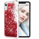 Liquid Glitter - Samsung A405 Galaxy A40 (2019) piros szilikon tok